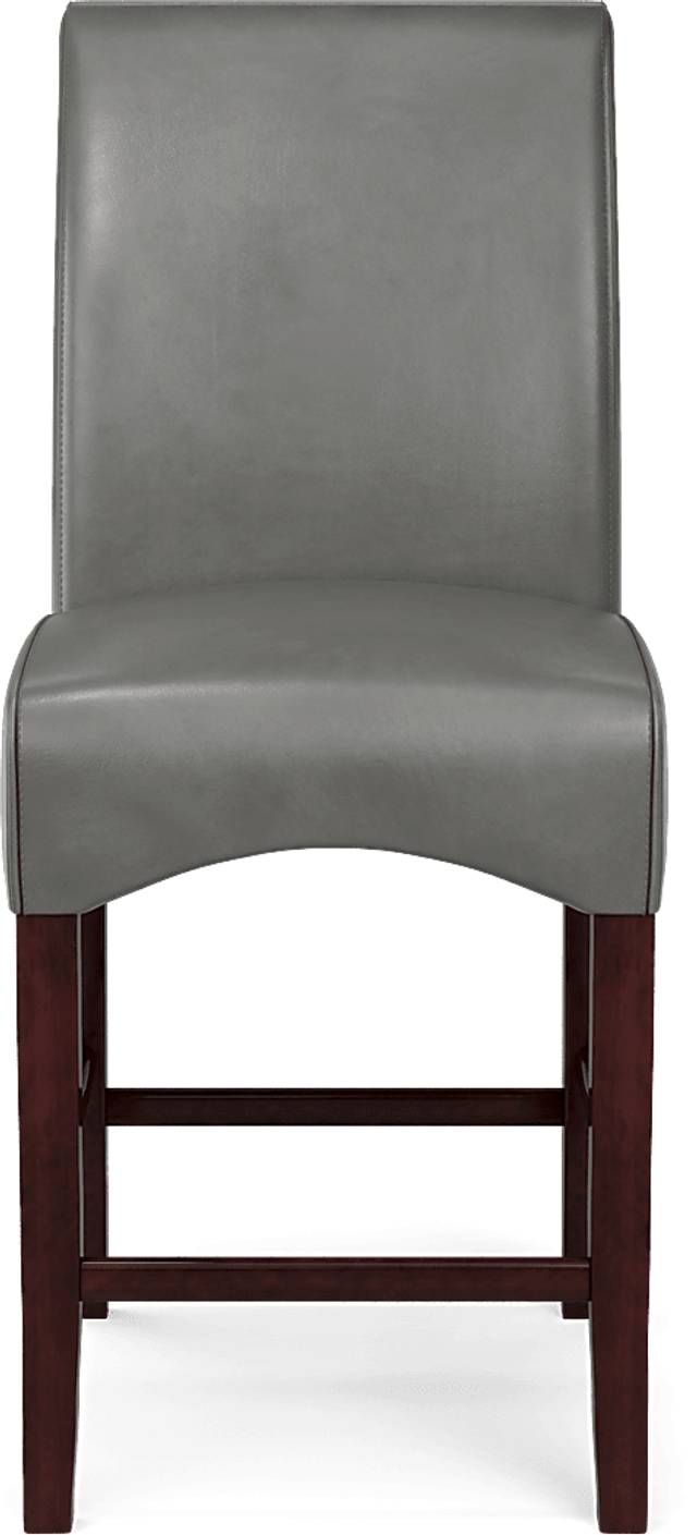 Watercolor Charcoal Counter Height Stool - Thumbnail - Image 2