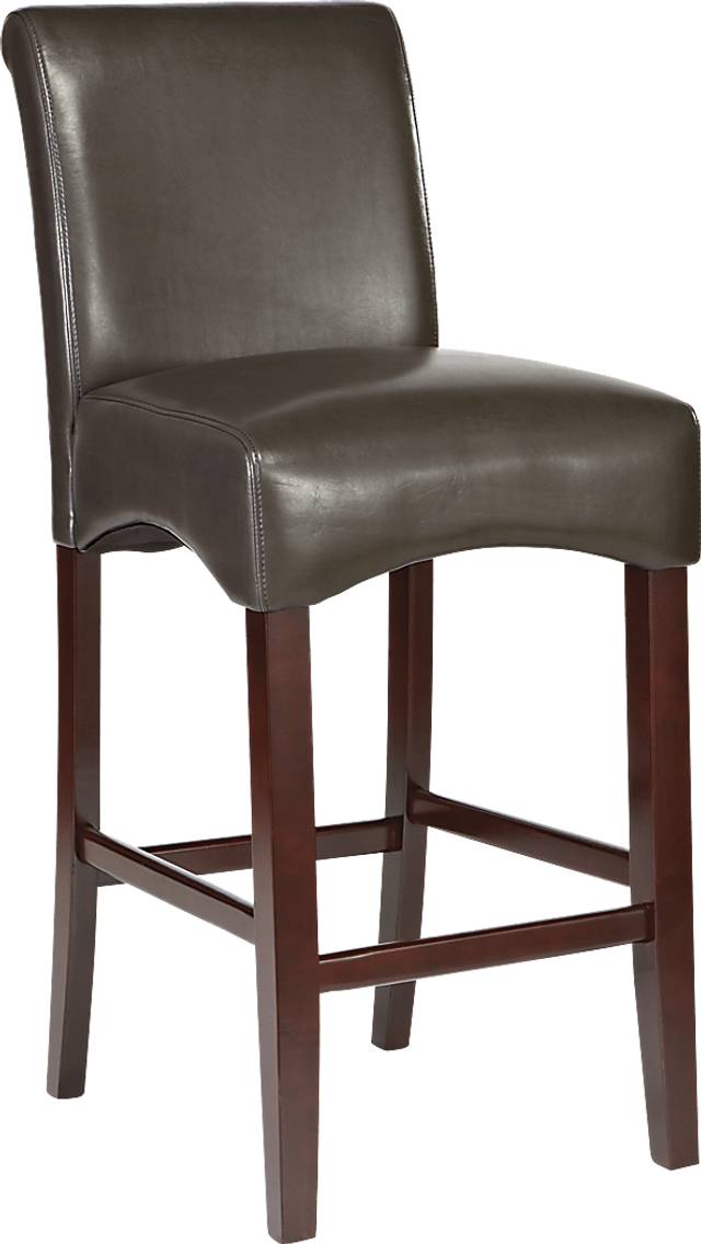 Watercolor Charcoal Counter Height Stool - Thumbnail - Image 1