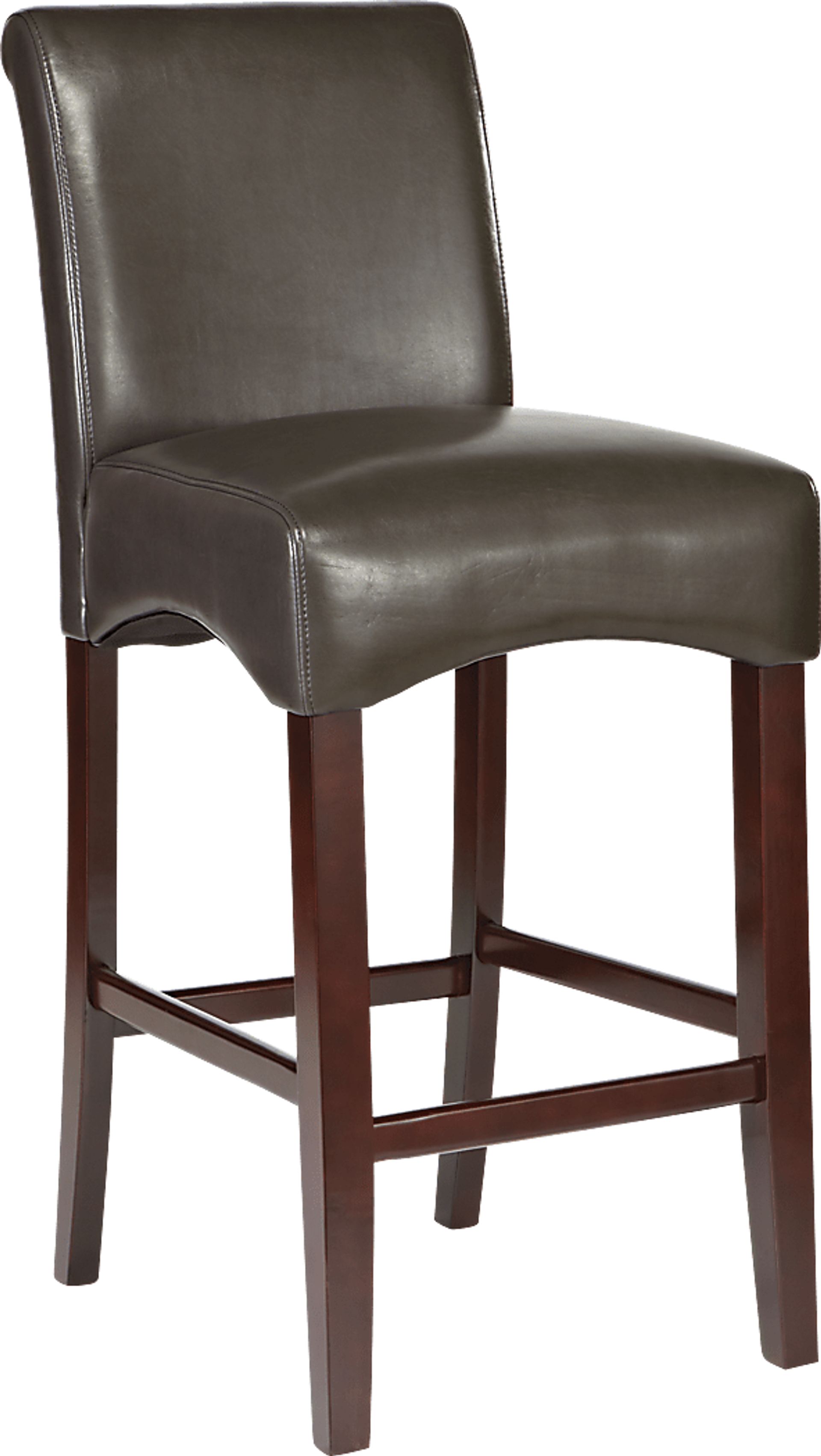 Watercolor Charcoal Counter Height Stool - Image 1