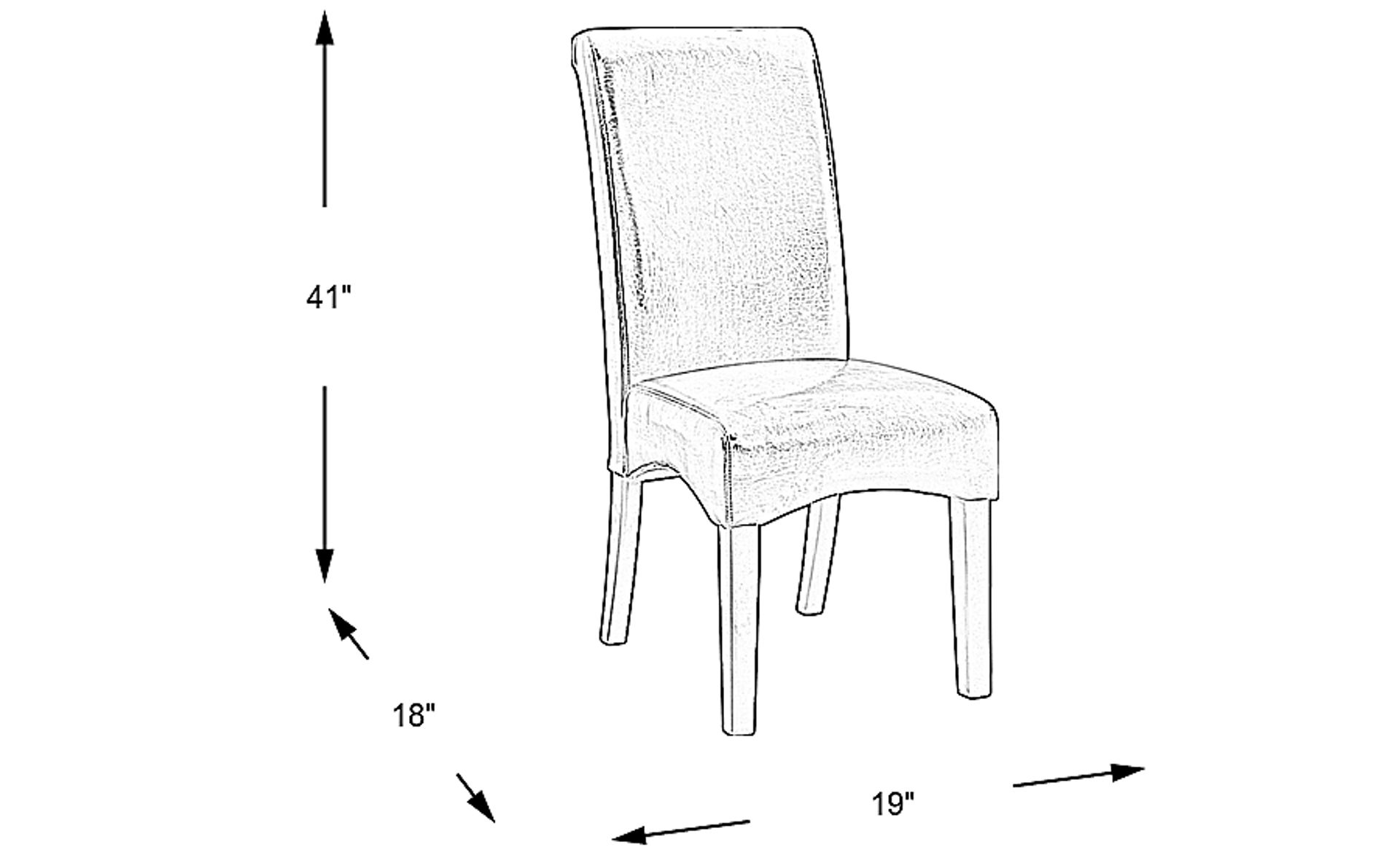 Dimension Image. Please refer to the Dimension Tab on this page for dimension details.