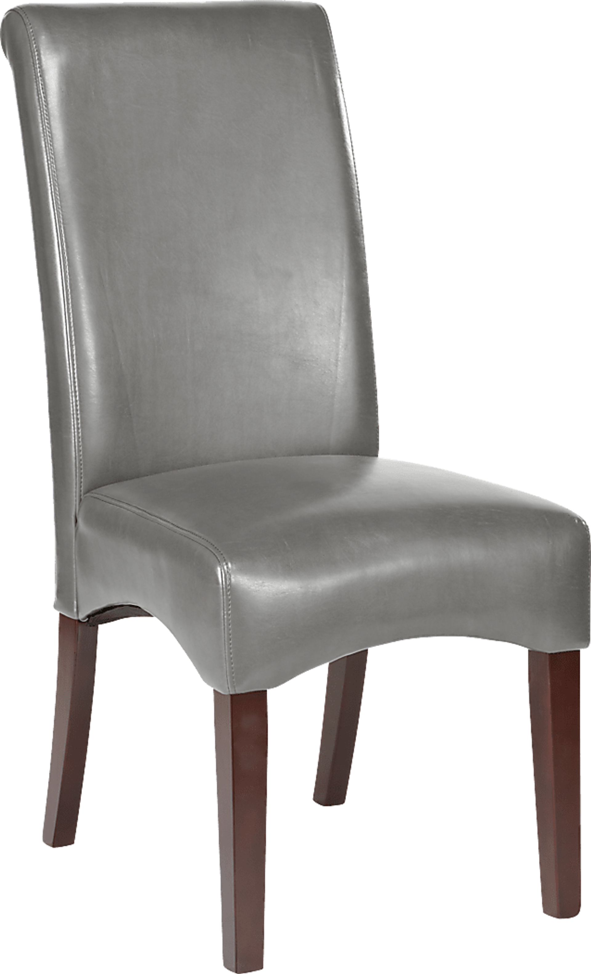Watercolor Charcoal Side Chair - Image 1