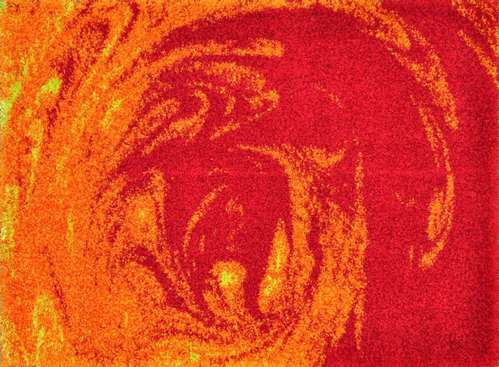 Watercolor Fire Rug - Image 1