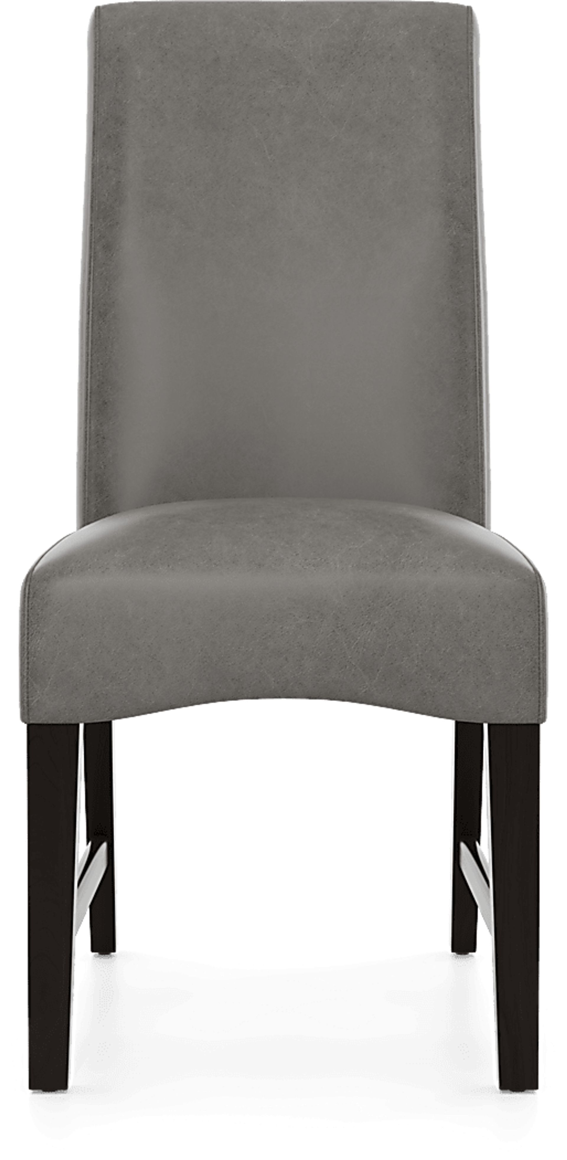 Watercolor Gray Upholstered Side Chair - Image 2