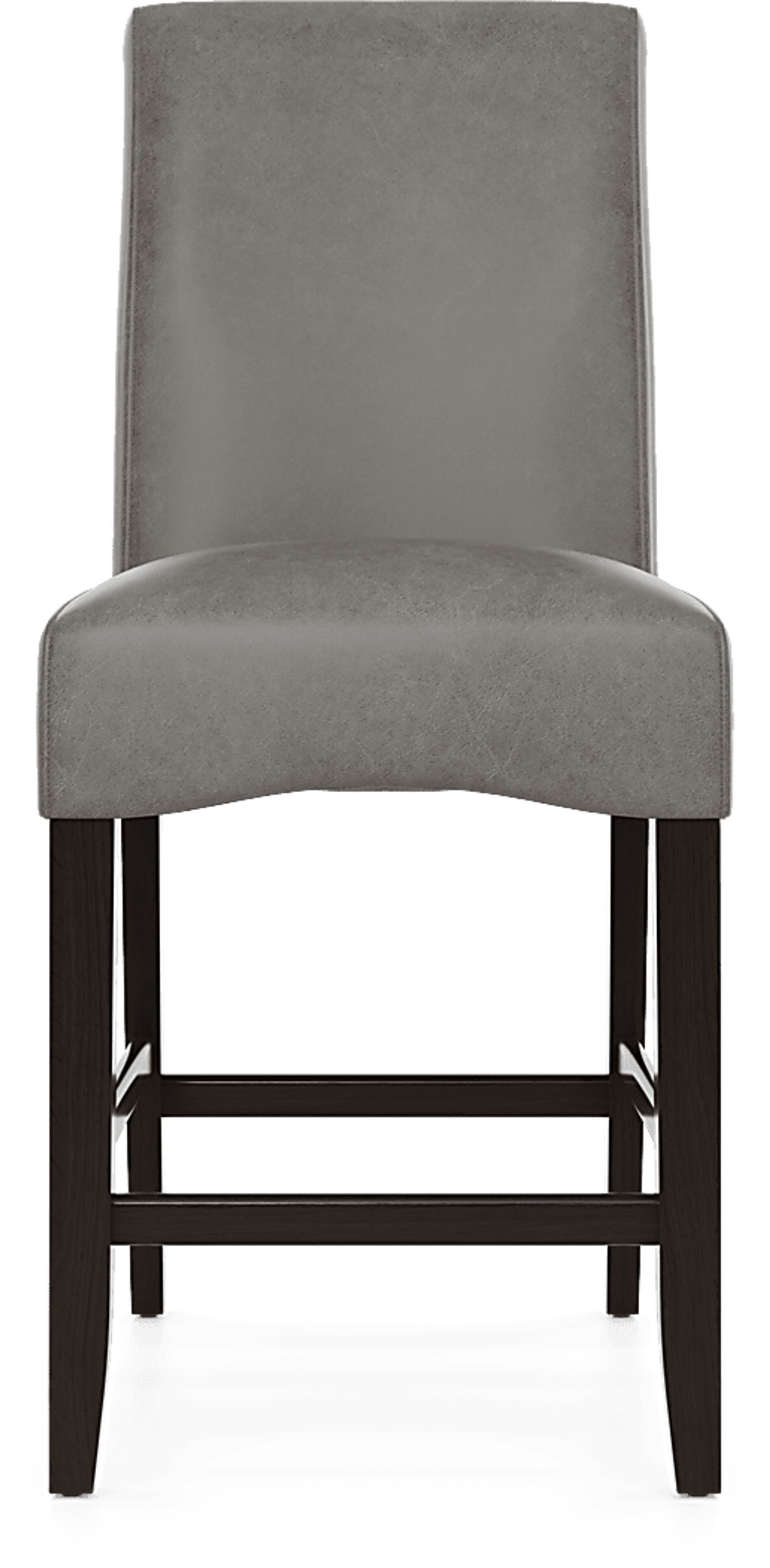 Ciara Espresso 5 Pc 48" Round Counter Height Dining Room with Gray Stools - Image 5