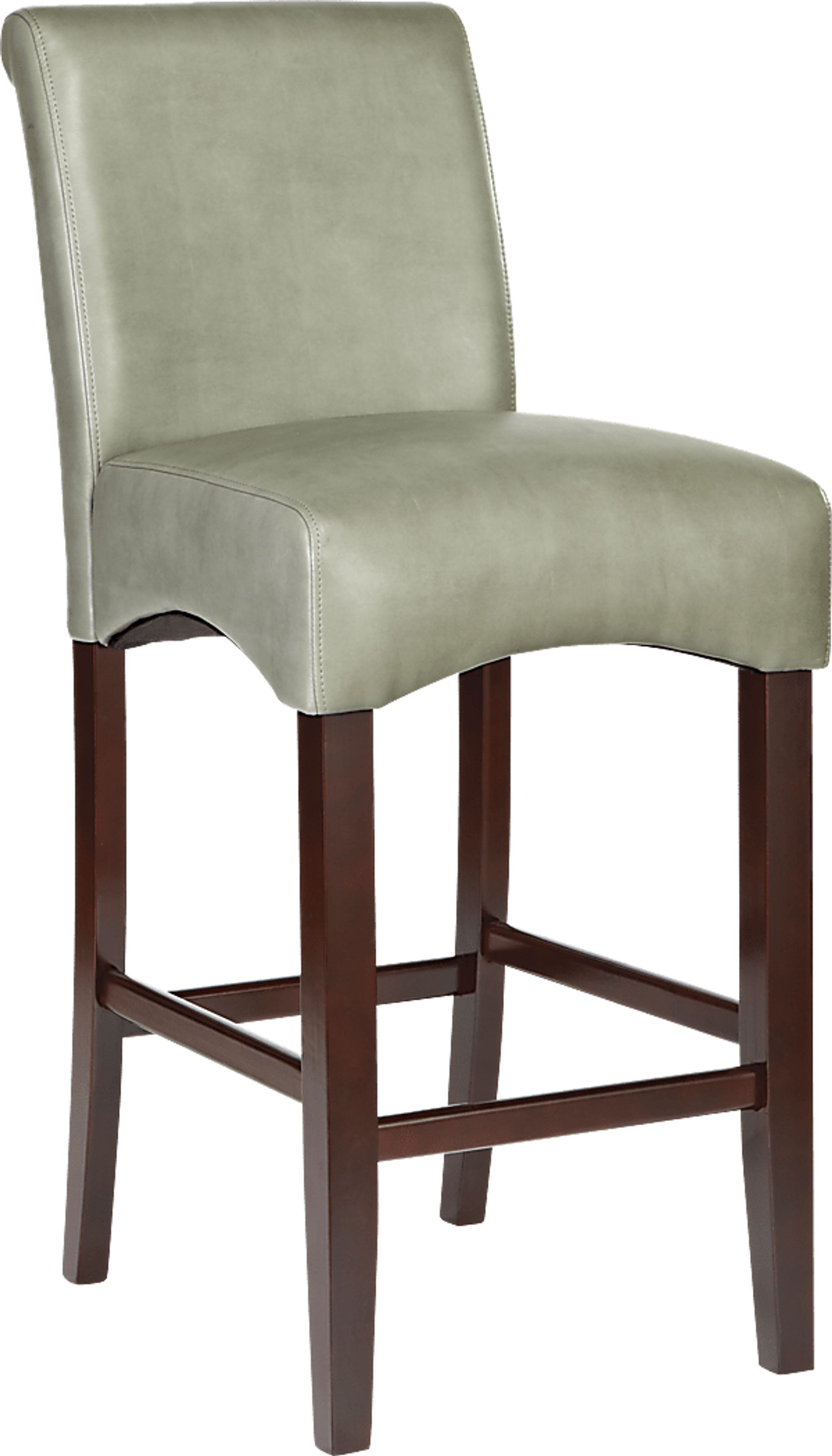 Watercolor Green Barstool - Image 1