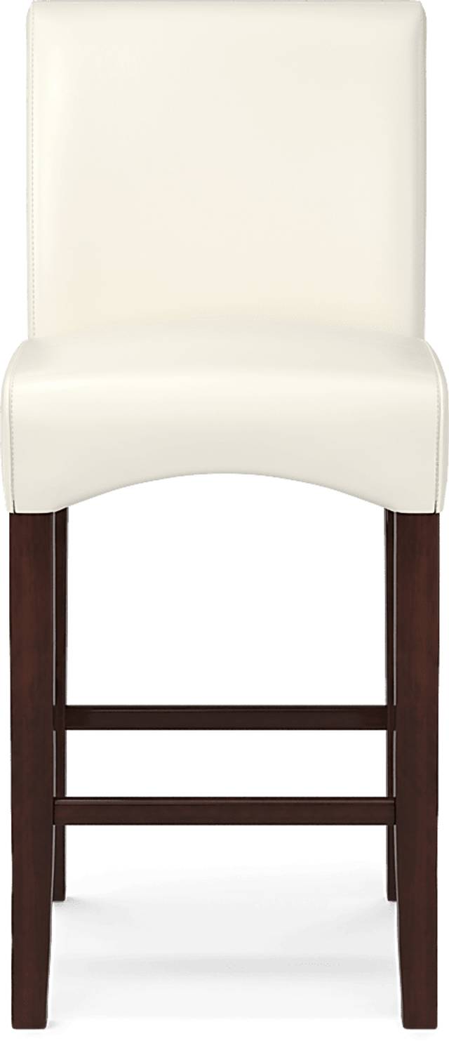Galeno Cherry 3 Pc Bar Set with Ivory Barstools - Thumbnail - Image 5