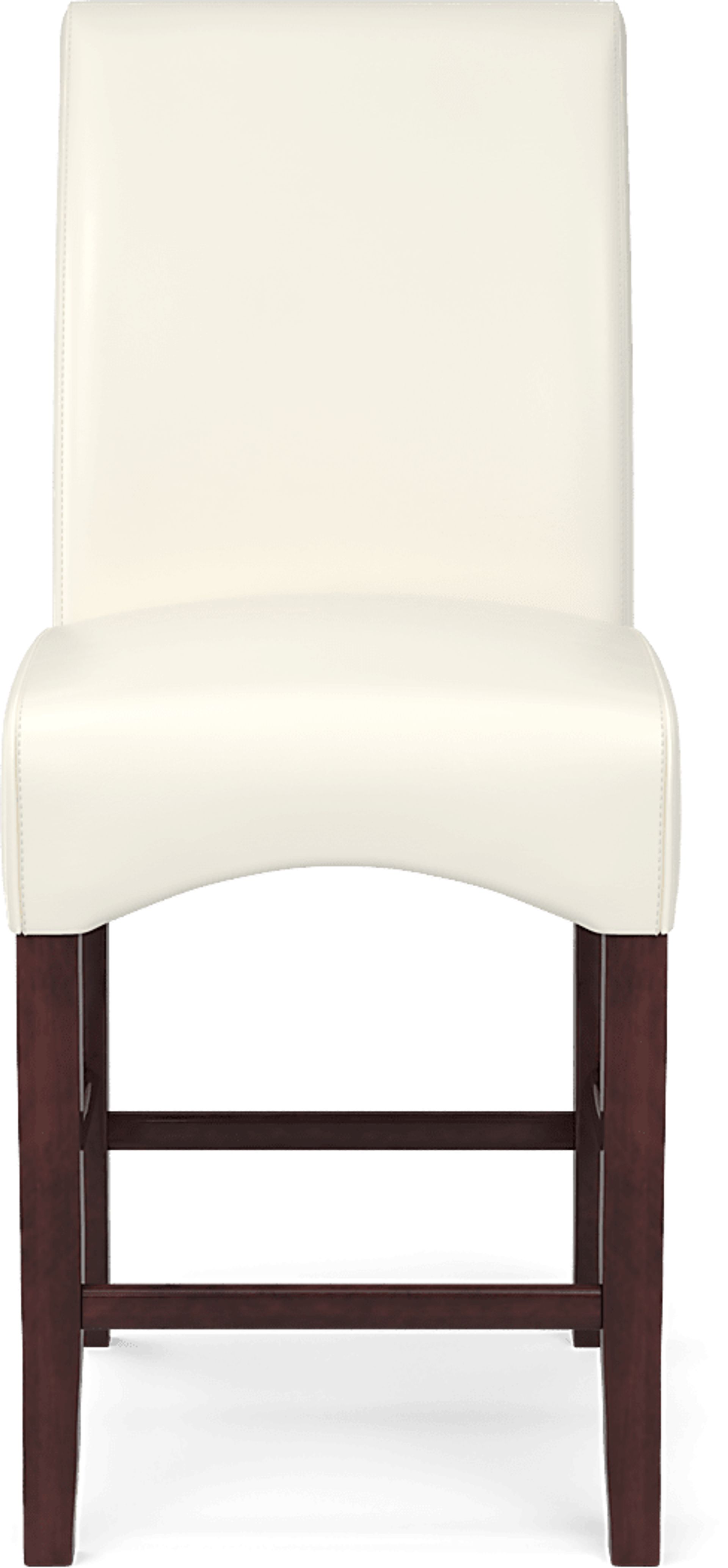 Ciara Espresso 5 Pc 48" Counter Height Dining Set with Ivory Stools - Image 5