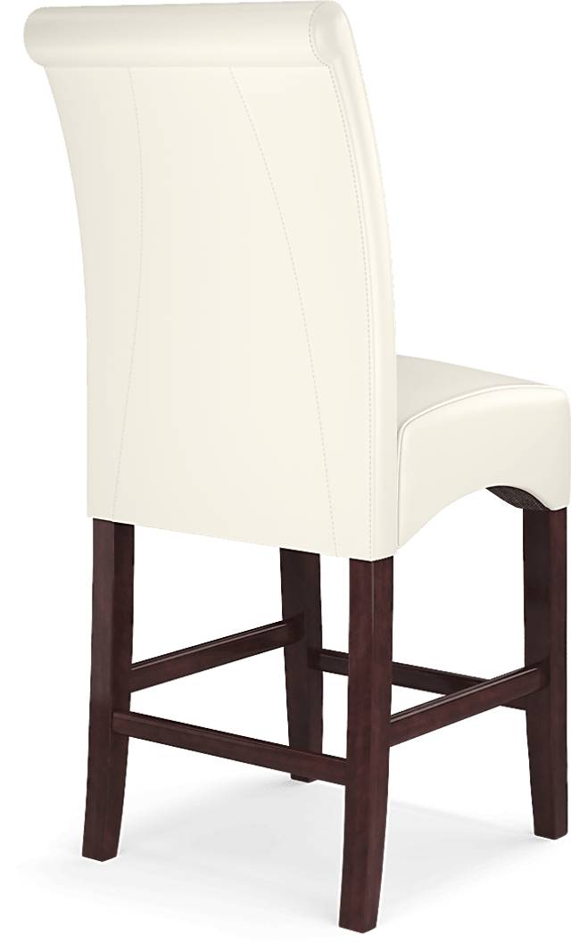 Watercolor Ivory Counter Height Stool - Thumbnail - Image 4