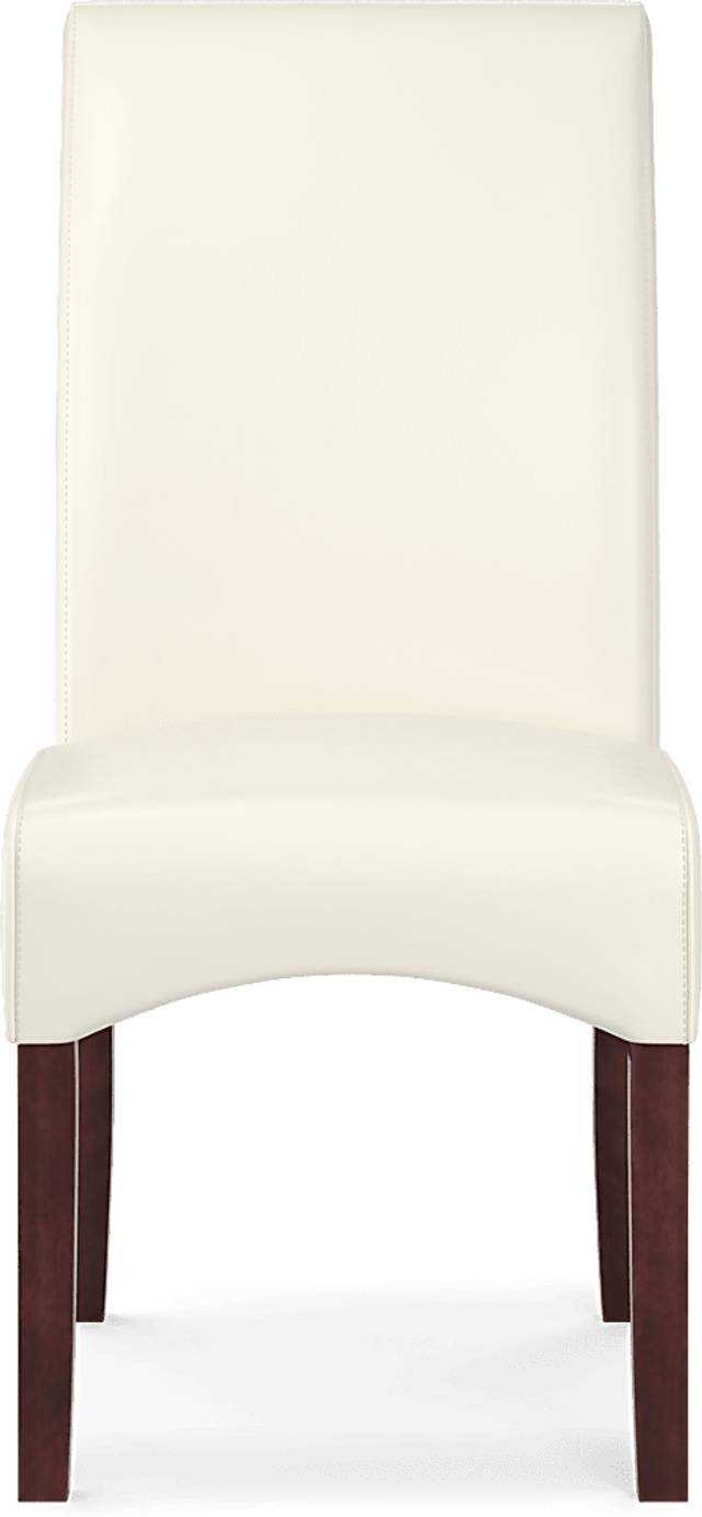 Fanmoore Espresso 5 Pc Dining Set with Ivory Chairs - Thumbnail - Image 4