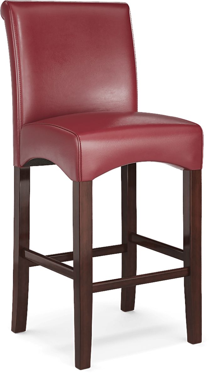 Watercolor Red Barstool