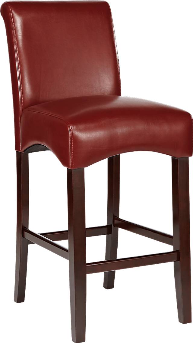Ciara Espresso 5 Pc Counter Height Dining Set with Red Stools - Thumbnail - Image 4