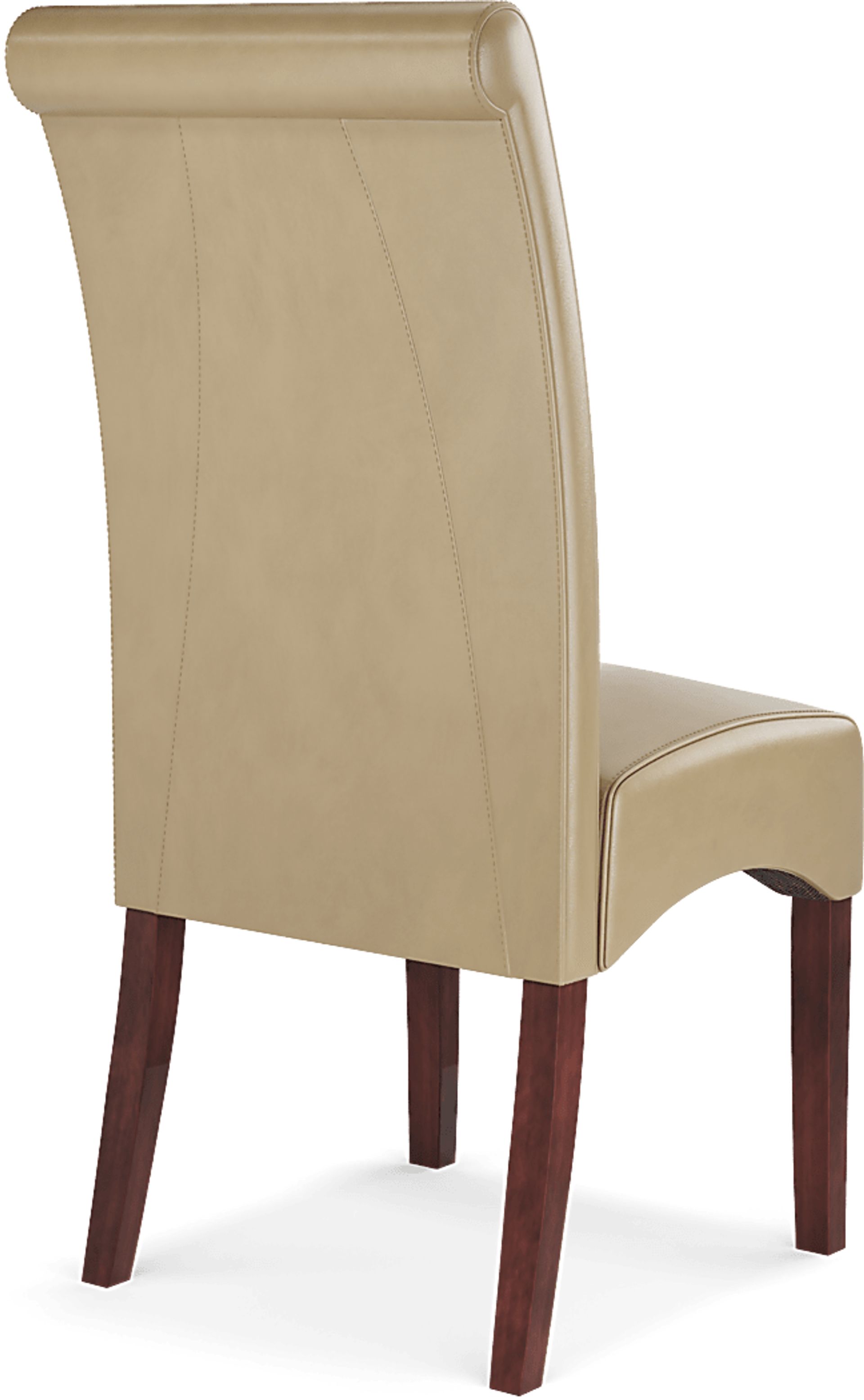 Amhearst Brown 5 Pc Rectangle Dining Set with Tan Chairs - Image 8