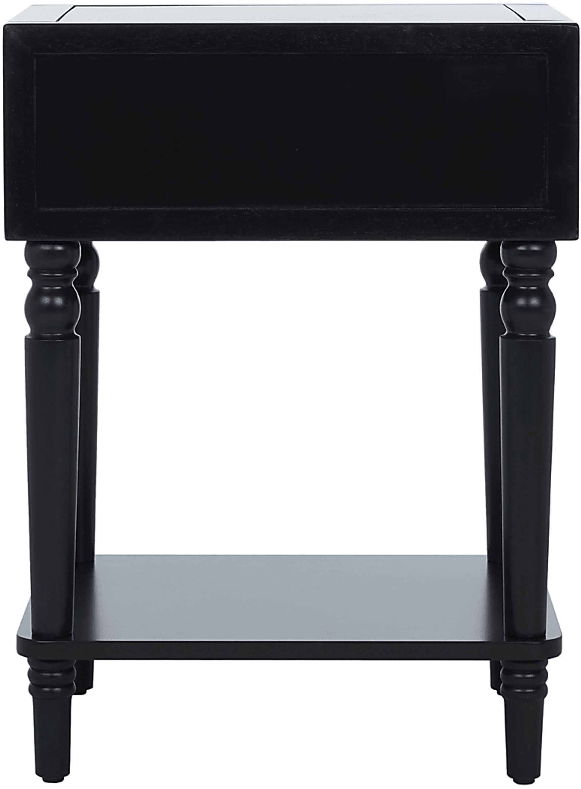 Wateree Black Nightstand - Image 4