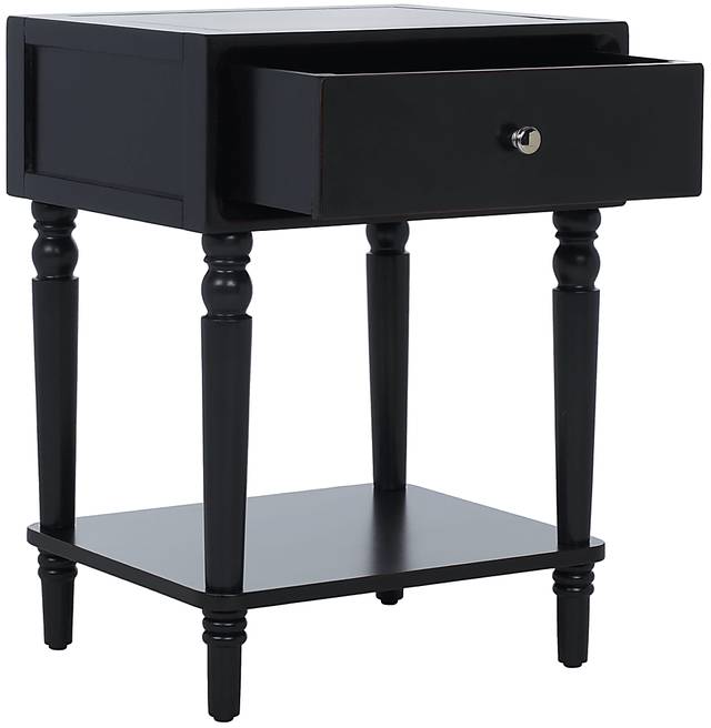 Wateree Black Nightstand - Thumbnail - Image 6