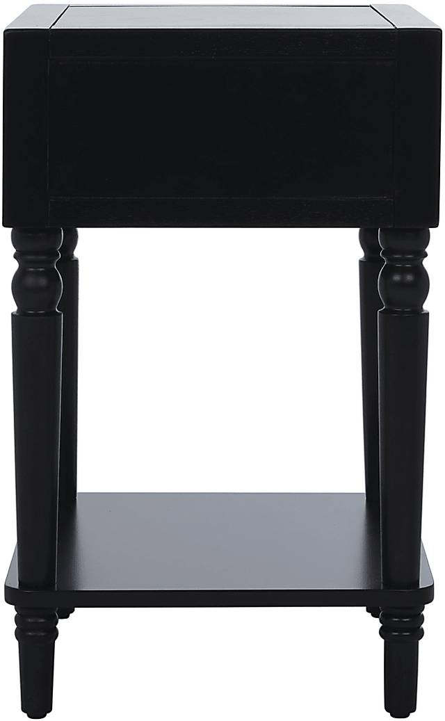 Wateree Black Nightstand - Thumbnail - Image 8
