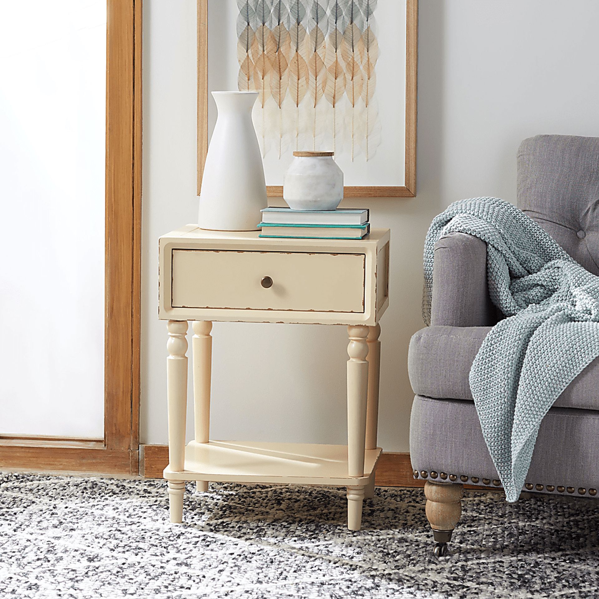 Wateree Cream Nightstand - Image 2