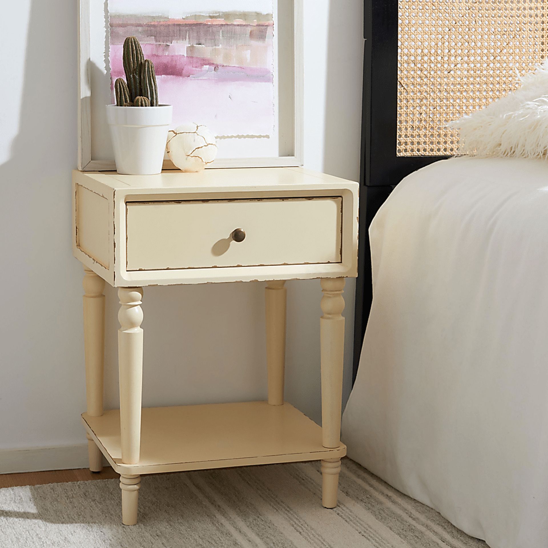 Wateree Cream Nightstand - Image 3