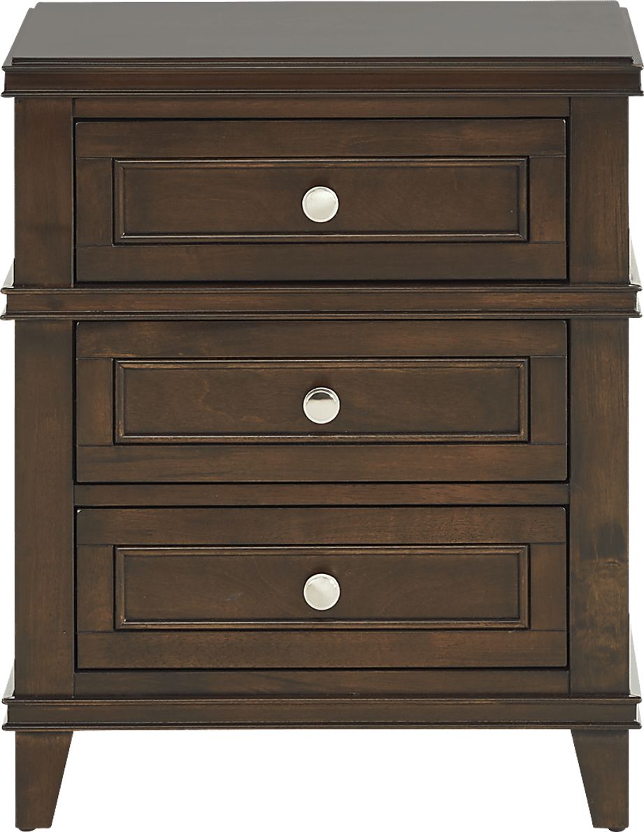 Waterford Landing Brown Cherry Dark Wood Nightstand Rooms To Go