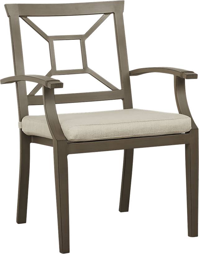 Waterfront Bronze 7 Pc Rectangle Outdoor Dining Set - Thumbnail - Image 3