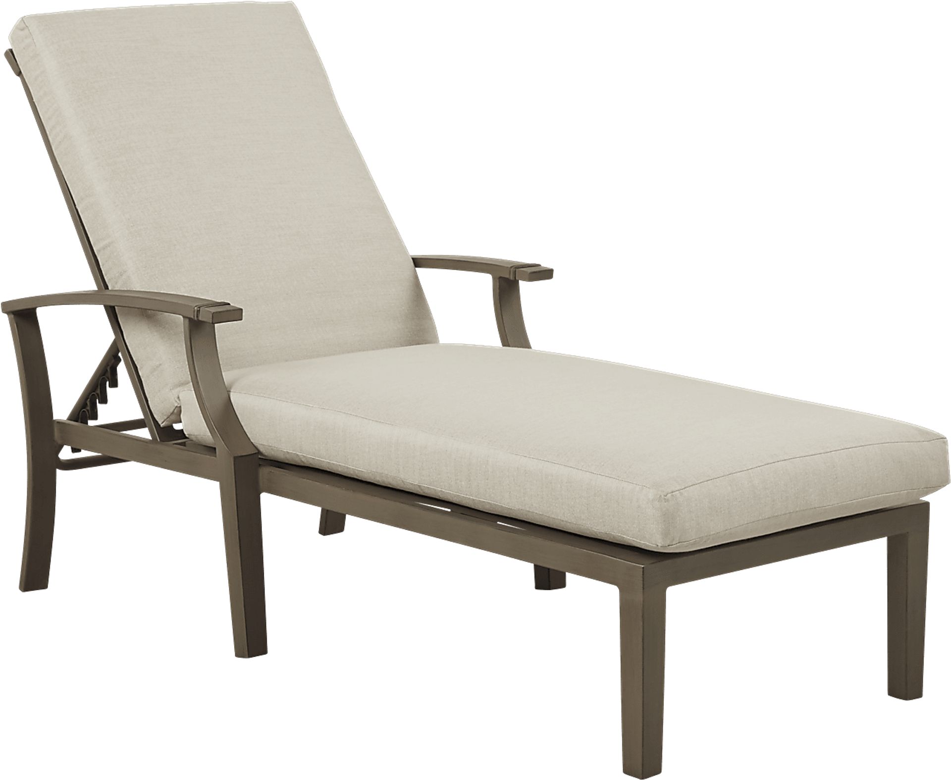 Waterfront Bronze Outdoor Chaise - Image 1