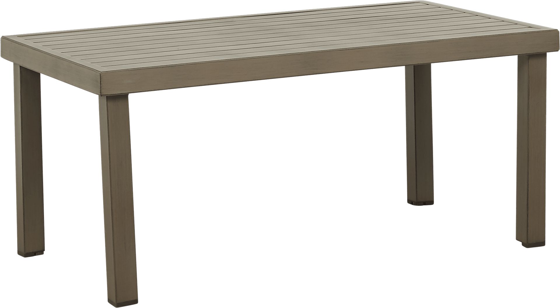 Waterfront Bronze Outdoor Cocktail Table - Image 1