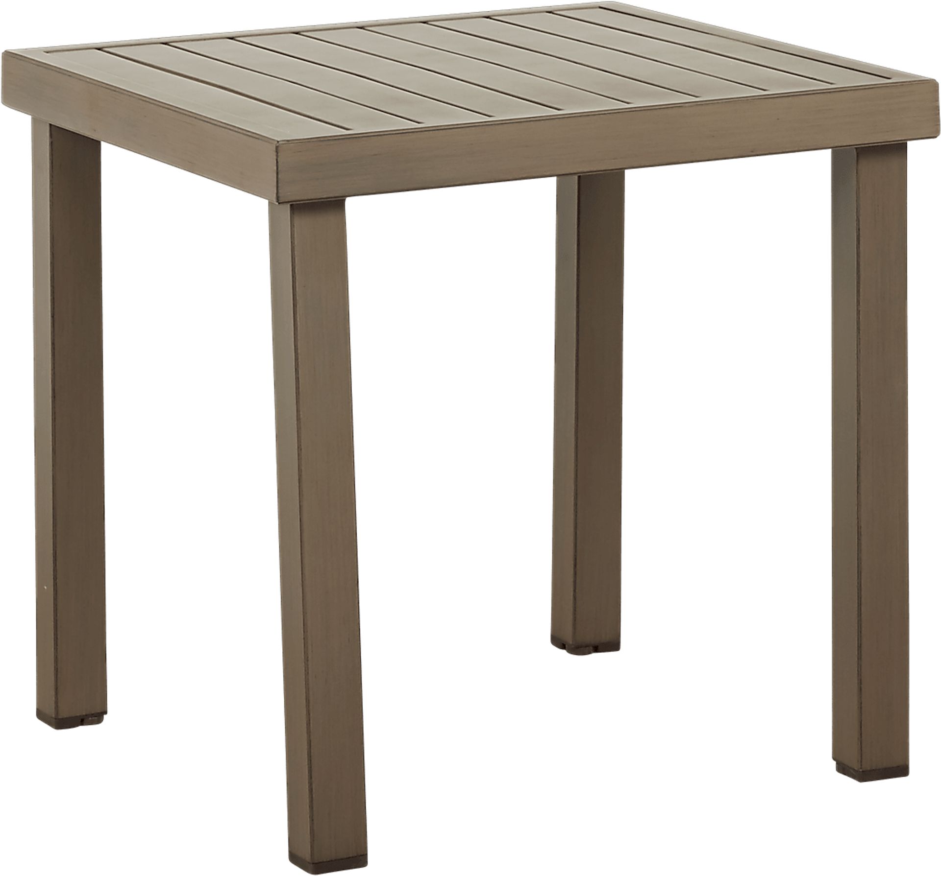Waterfront Bronze Outdoor End Table - Image 1