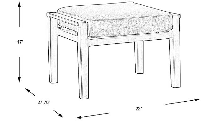 Dimension Image. Please refer to the Dimension Tab on this page for dimension details.
