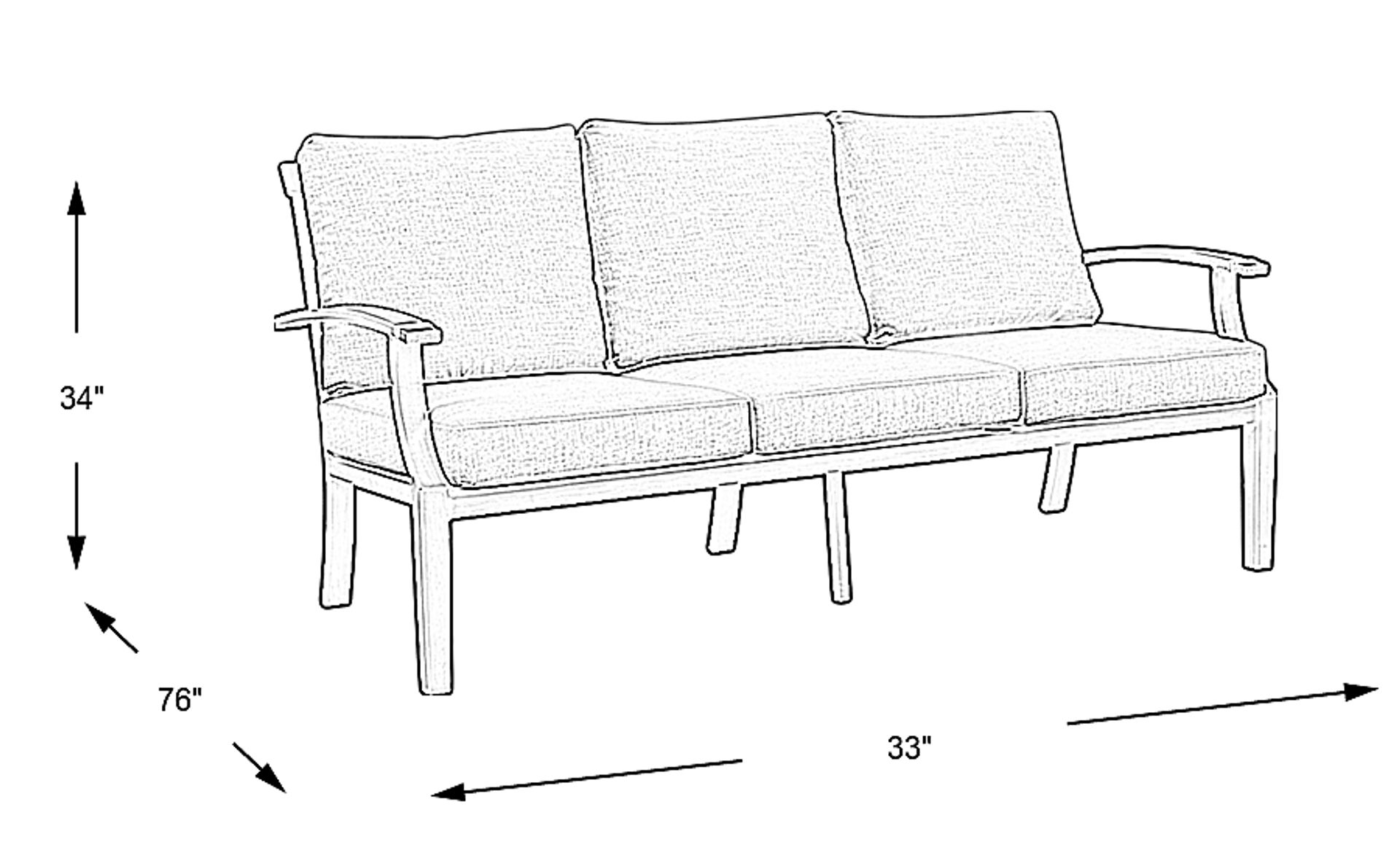 Dimension Image. Please refer to the Dimension Tab on this page for dimension details.