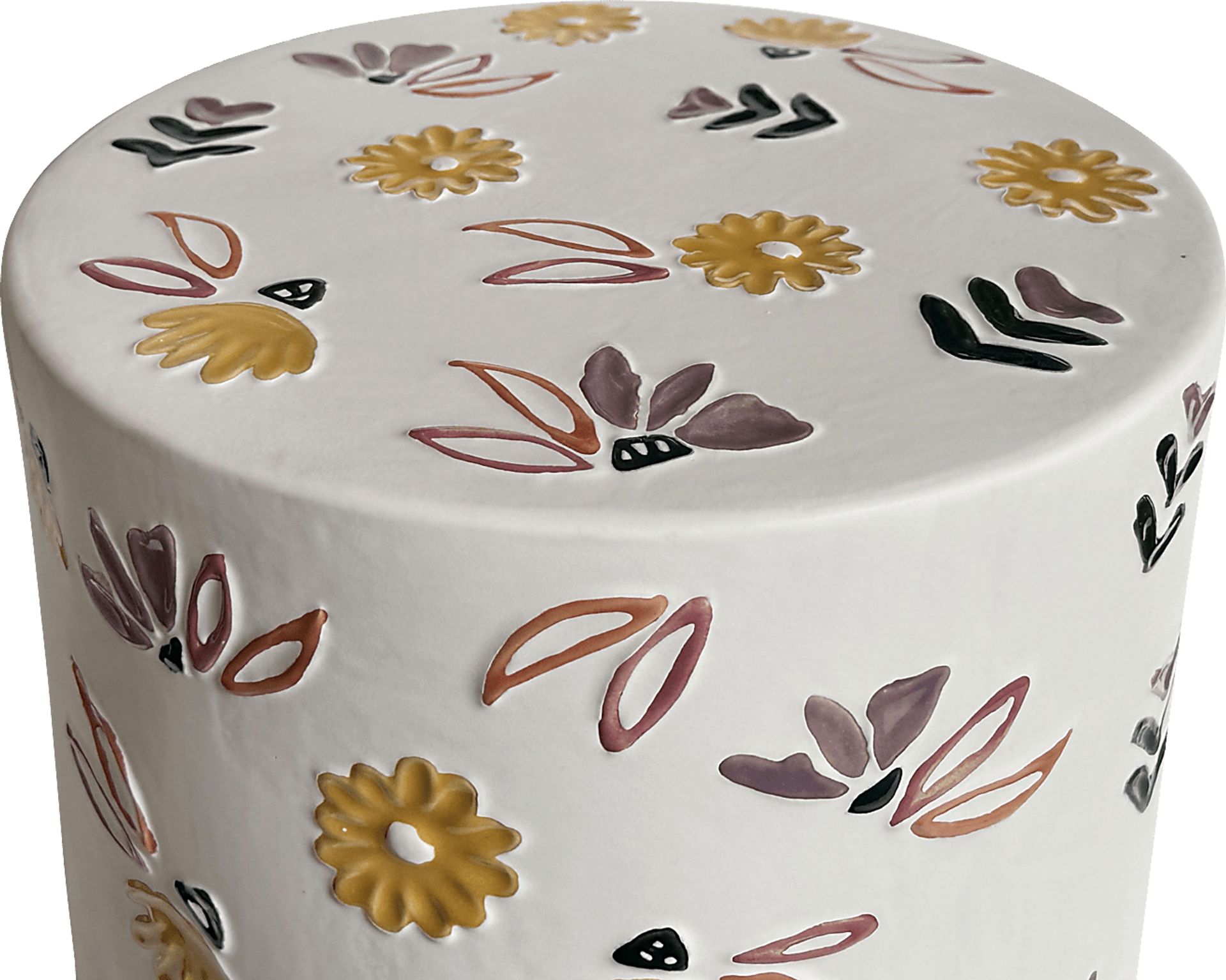 Waternola White Garden Stool - Image 2