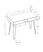 Waterpine Black Desk