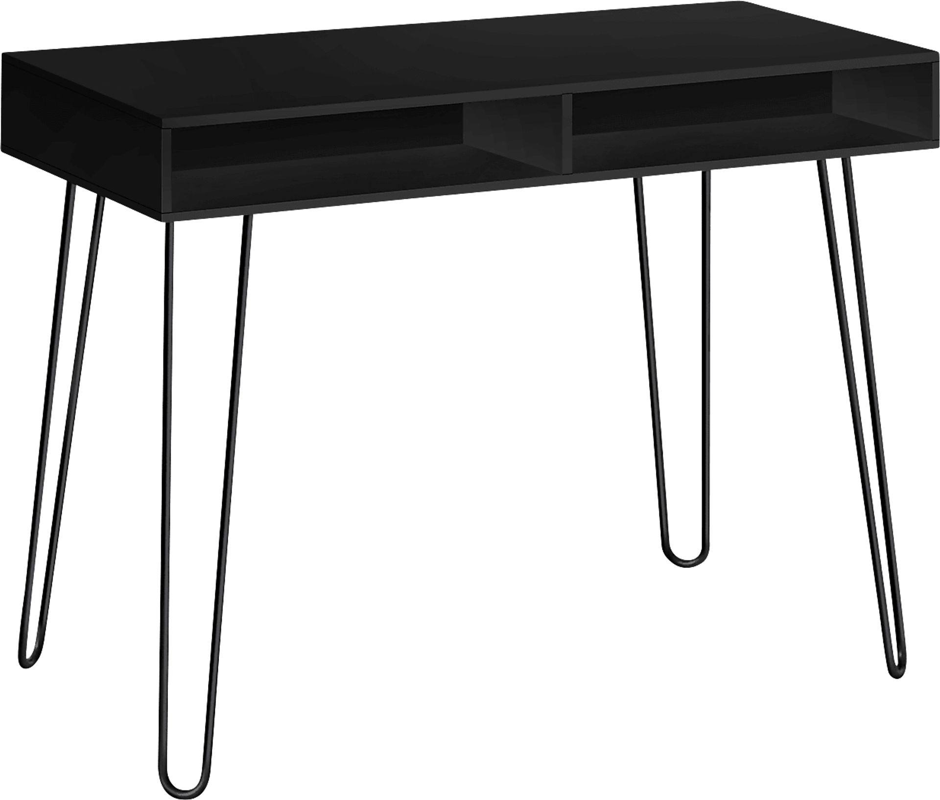 Waterpine Black Desk - Image 1