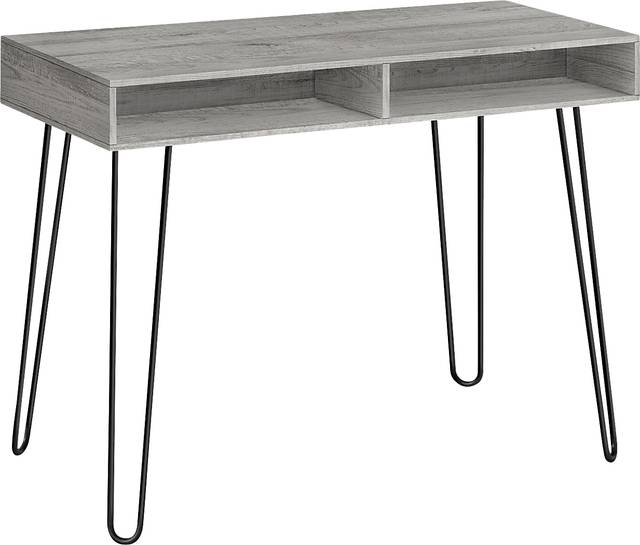 Waterpine Gray Desk - Thumbnail - Image 1