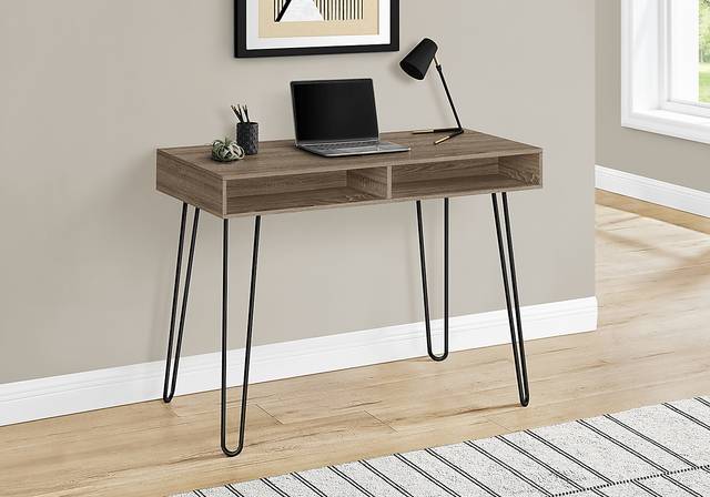 Waterpine Taupe Desk - Thumbnail - Image 3