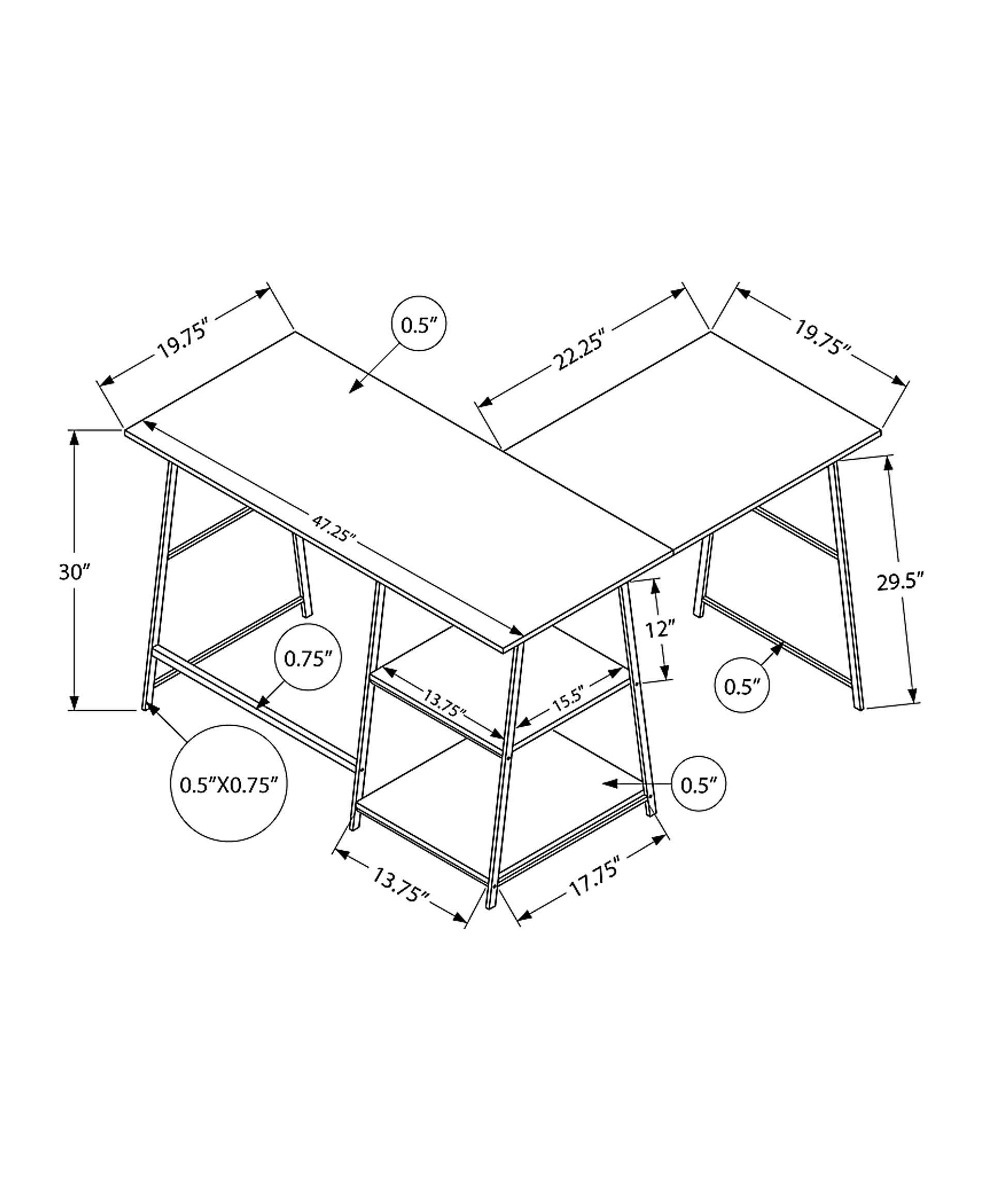 Waterridge Taupe Desk - Image 11