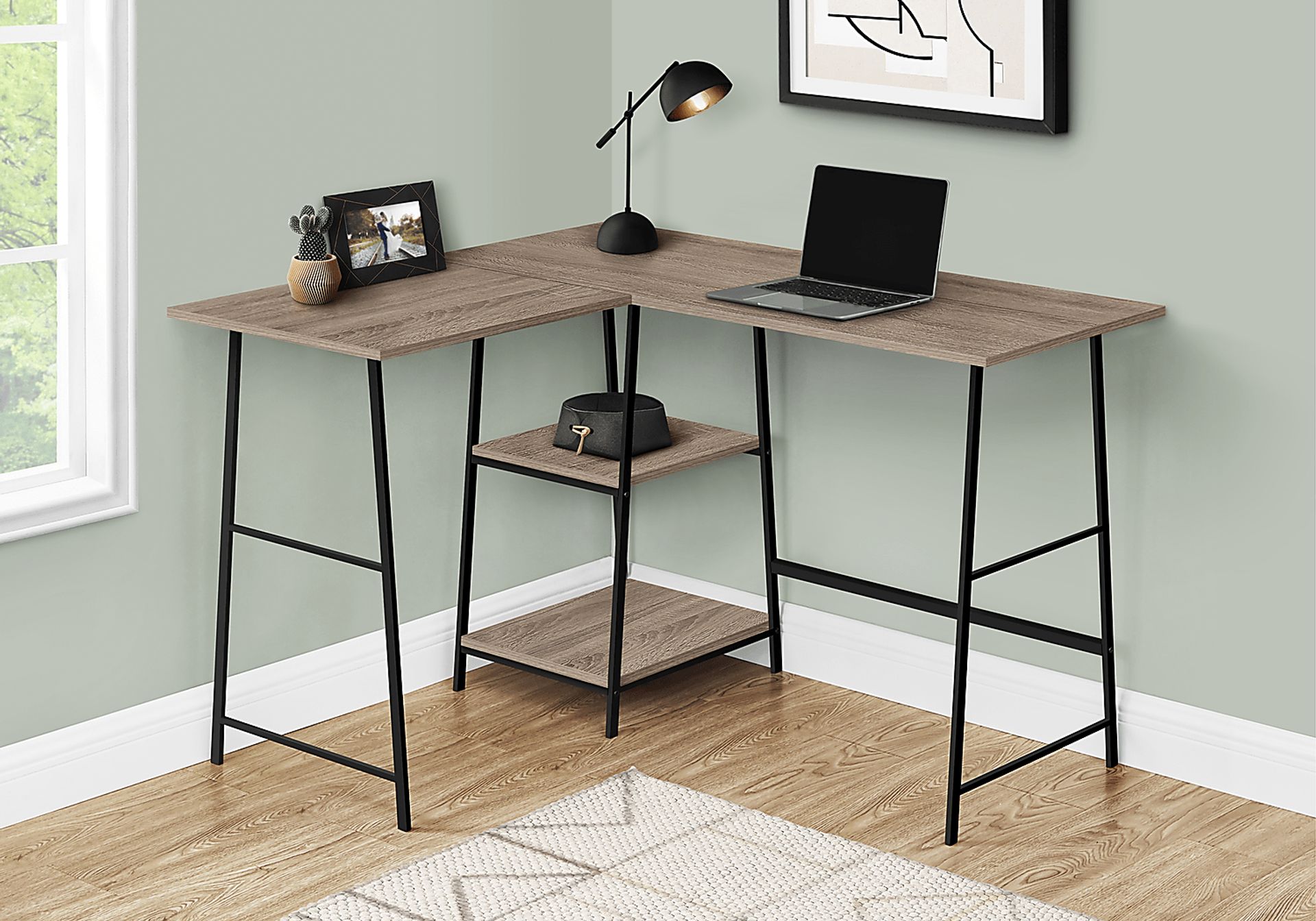 Waterridge Taupe Desk - Image 9