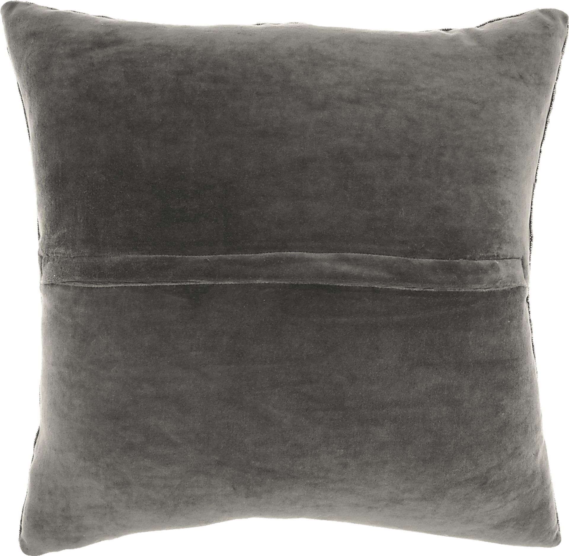 Watersong Ivory/Silver Accent Pillow - Image 4