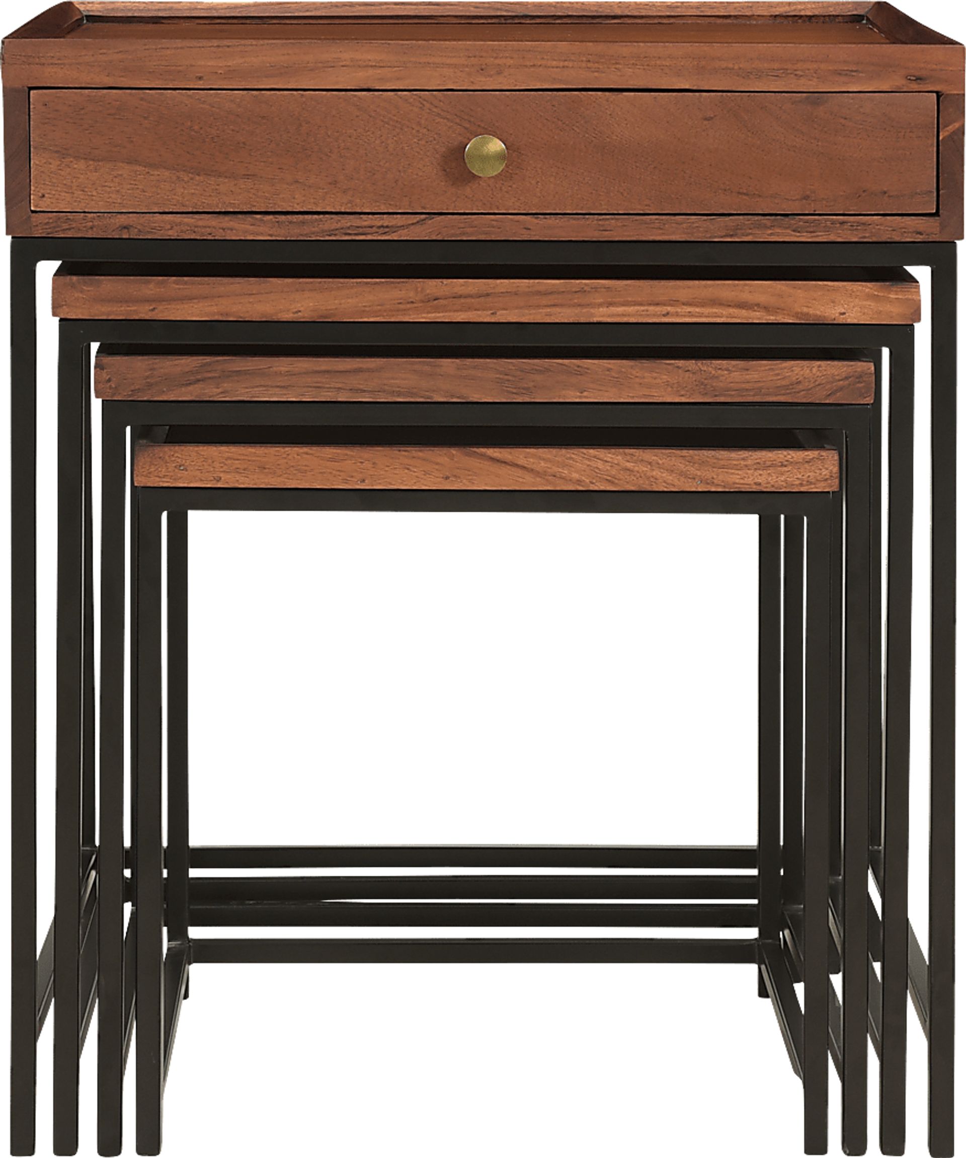 Waterston Brown Nesting Tables Set of 4 - Image 2