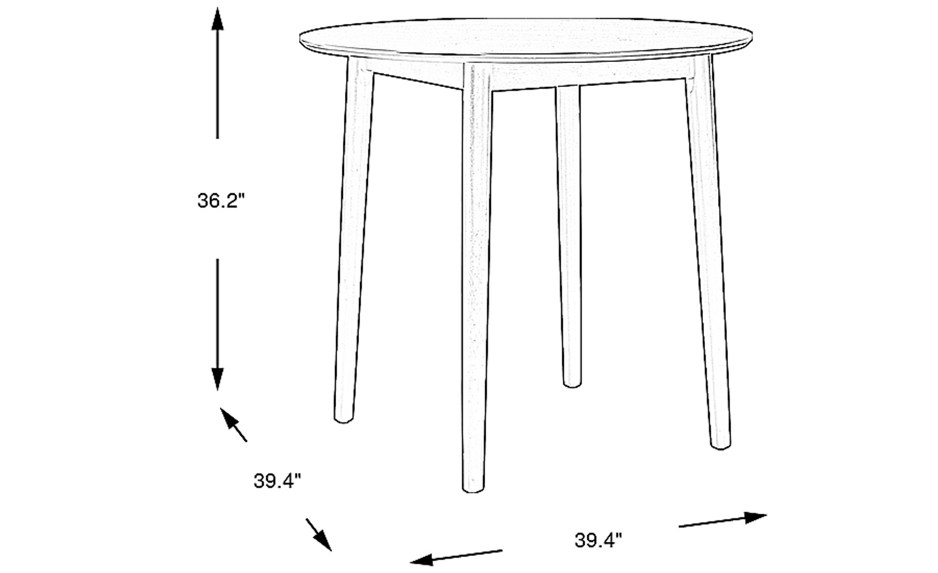 Dimension Image. Please refer to the Dimension Tab on this page for dimension details.