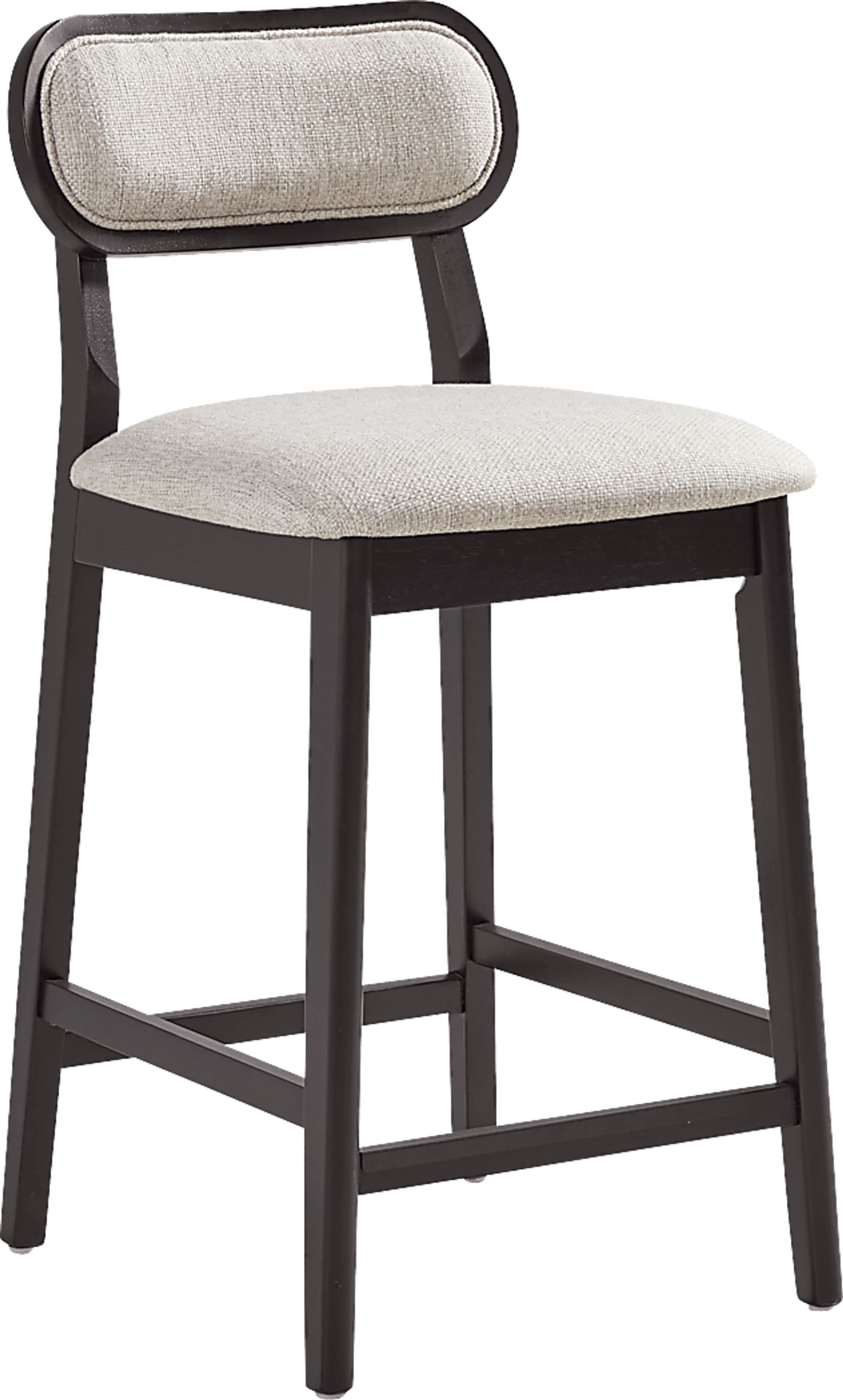 Watertown Black 5 Pc Round Counter Height Dining Room with Upholstered Stools - Image 4