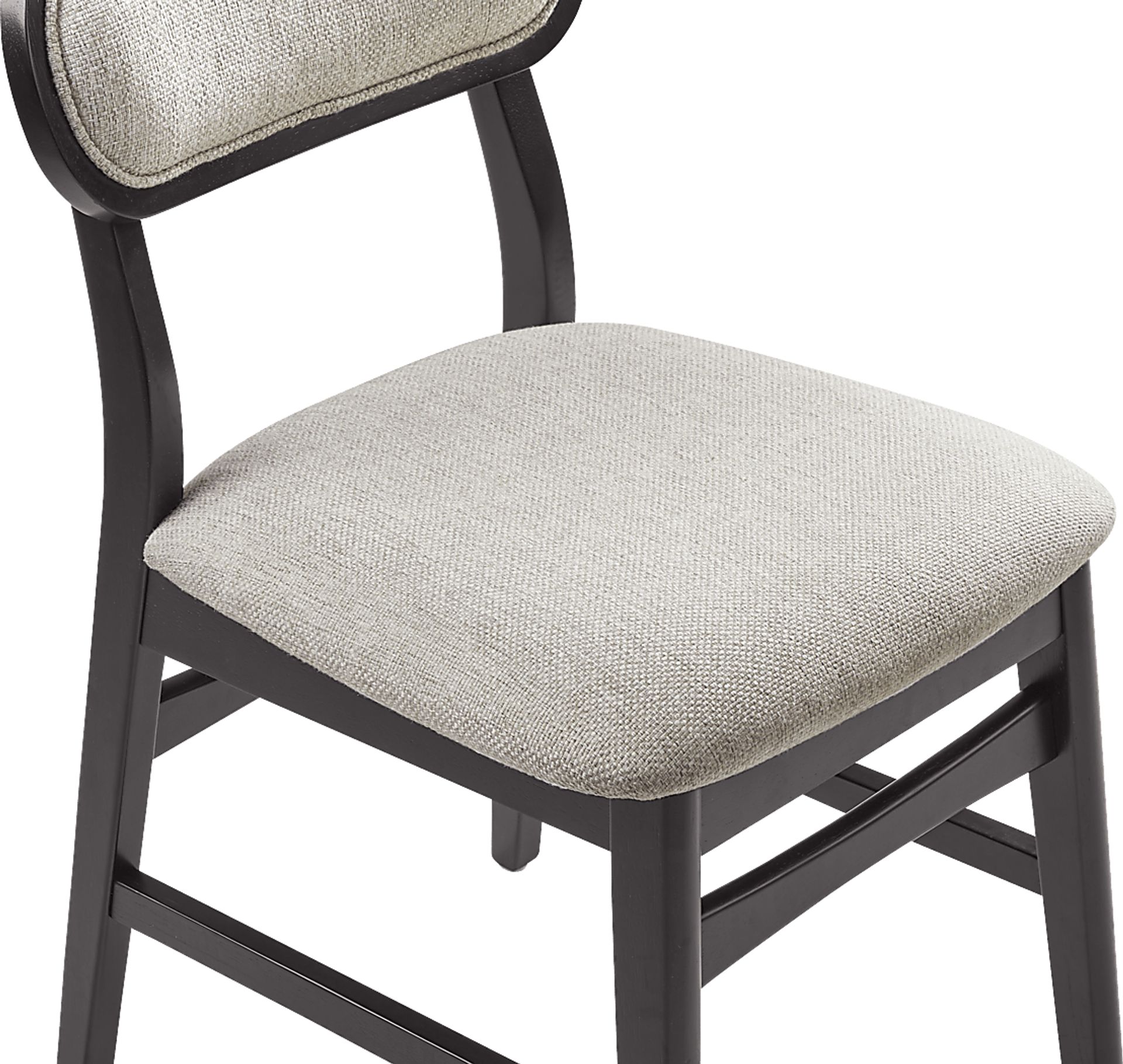 Watertown Black 5 Pc Round Dining Room with Upholstered Chairs - Image 6