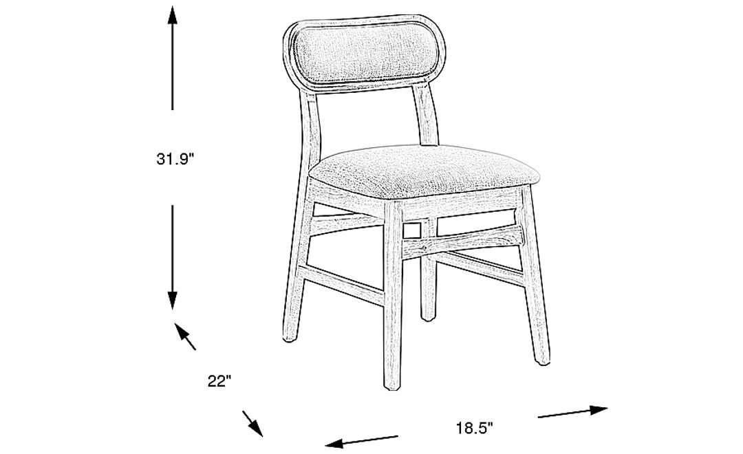 Watertown Black Upholstered Side Chair