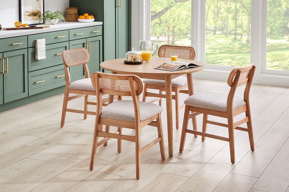 Watertown Natural 5 Pc Round Dining Room