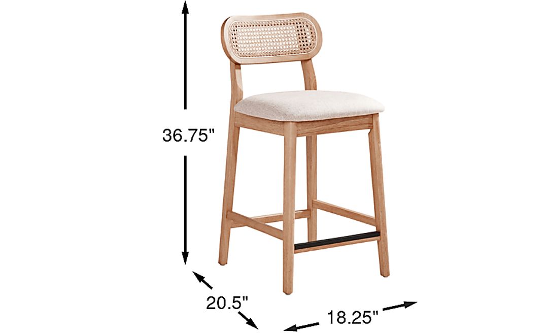 Watertown Natural Counter Height Stool