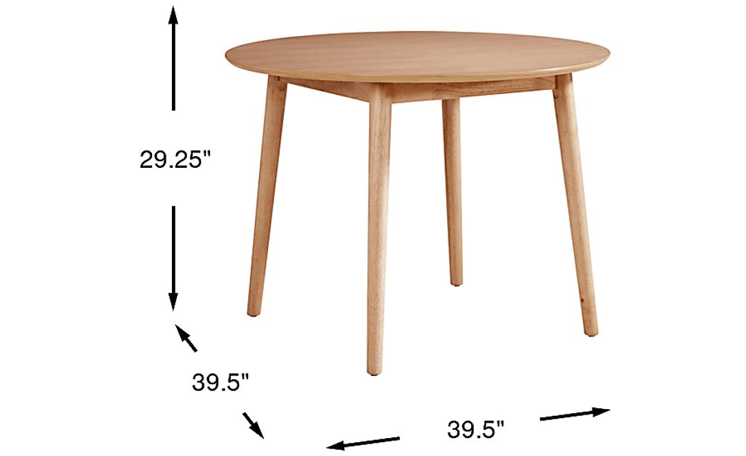 Watertown Natural Round Dining Table