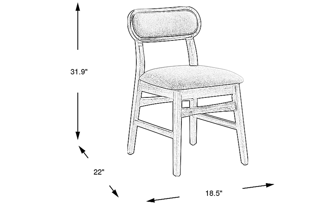 Watertown Natural Upholstered Side Chair