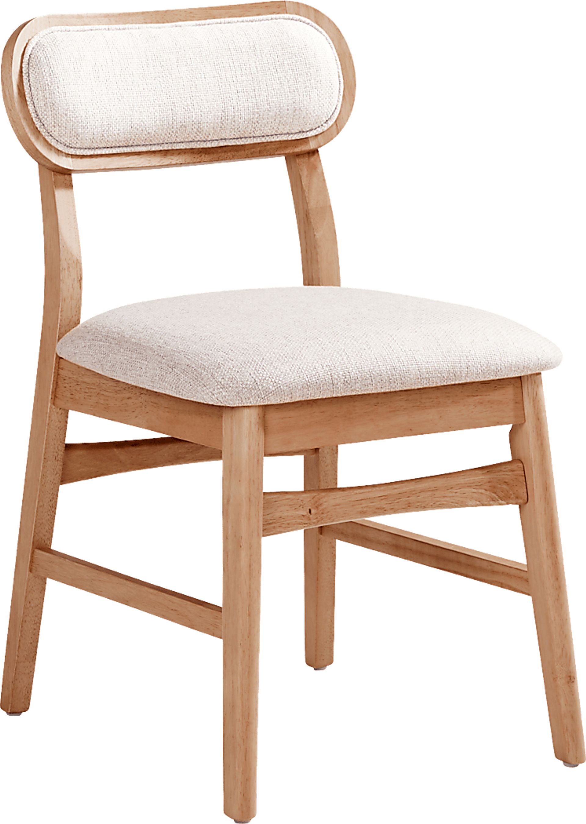 Watertown Natural 5 Pc Round Dining Room with Upholstered Chairs - Image 4