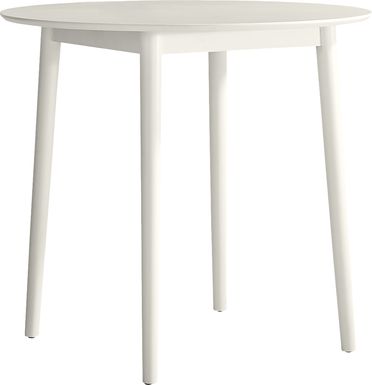 Watertown White Round Counter Height Dining Table