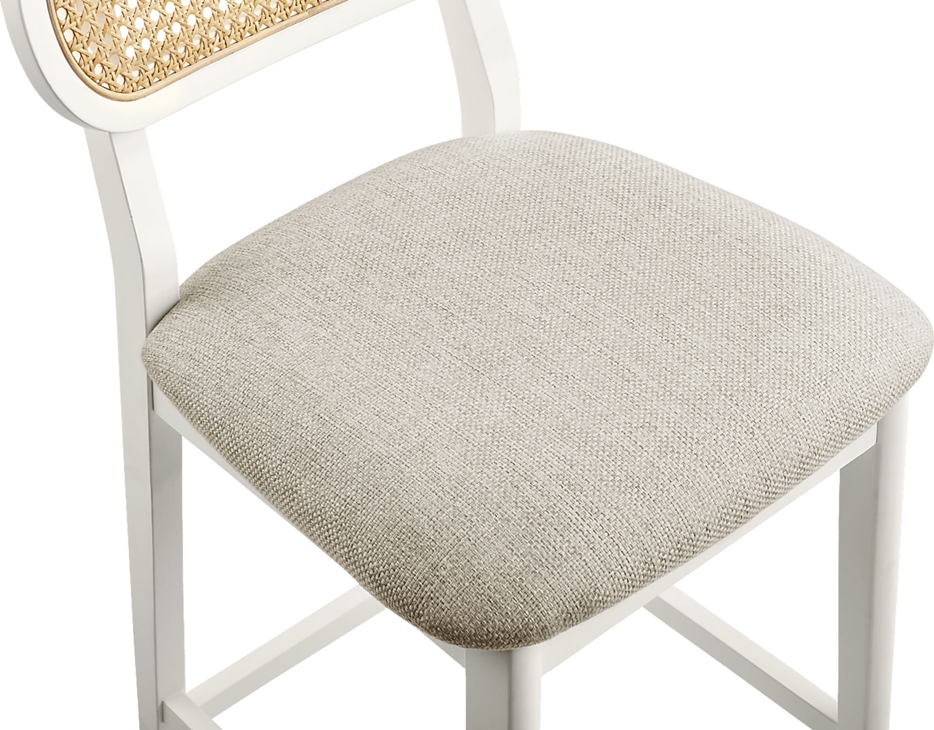Watertown White Round Counter Height Stool - Image 4