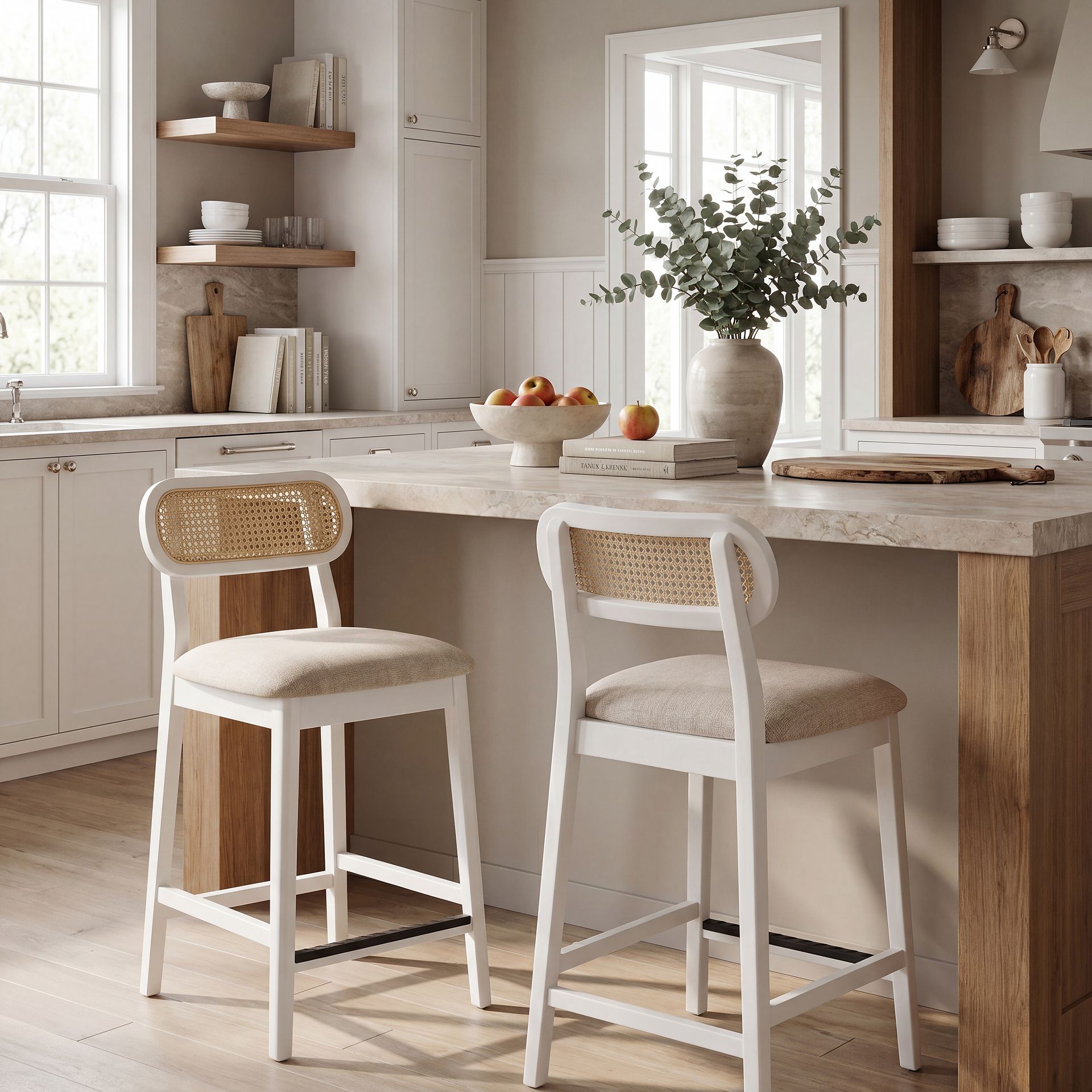 Watertown White 5 Pc Round Counter Height Dining Room - Image 12