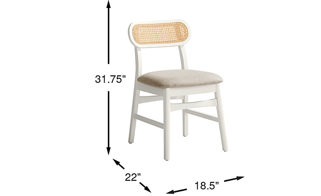 Watertown White Side Chair